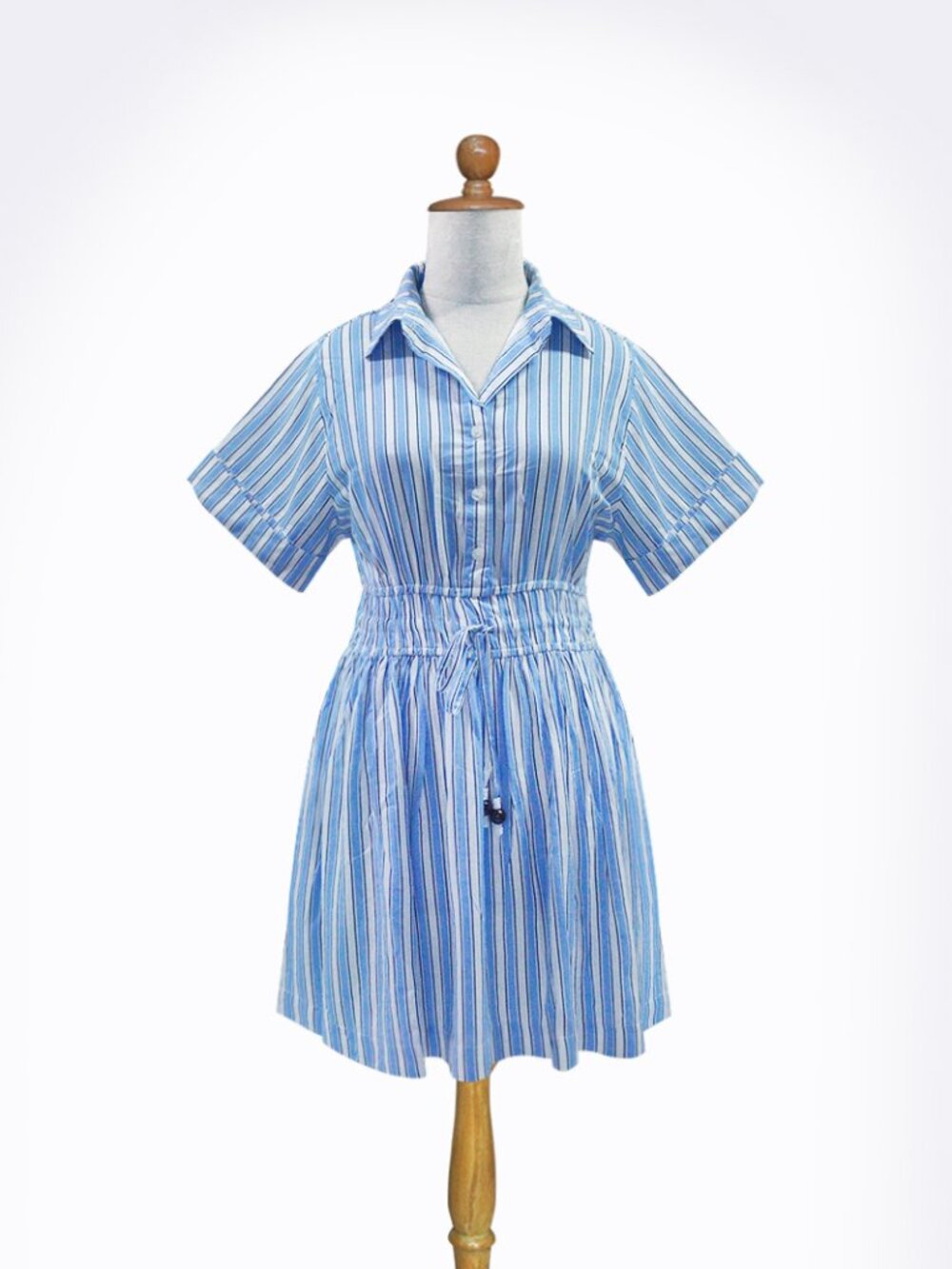 Escapada Living Cinched Waist Rose Dress